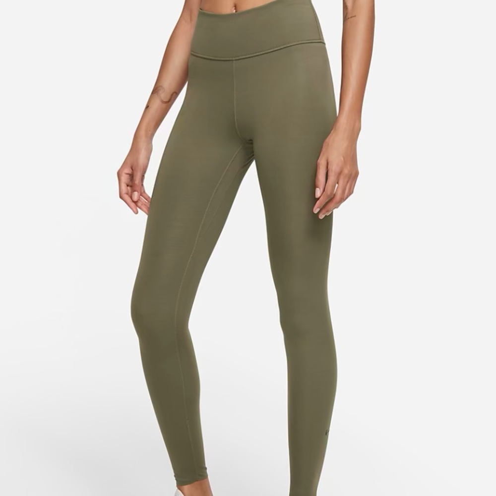 Nike One Luxe tight fit leggings women’s green